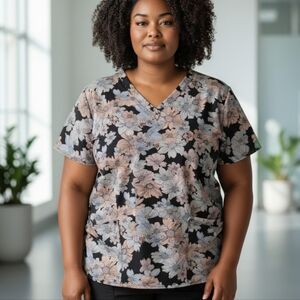 Sz 3X Premiere By Healing Hands Scrub Top